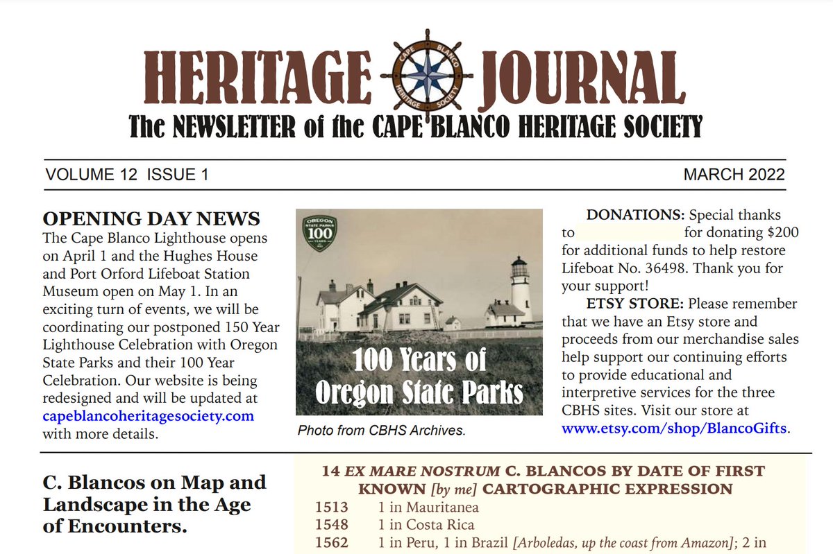 The Heritage Journal Newsletter